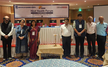 जलवायु परिवर्तन का स्वास्थ्य पर गहरा असर: IIHMR में गहन चर्चा