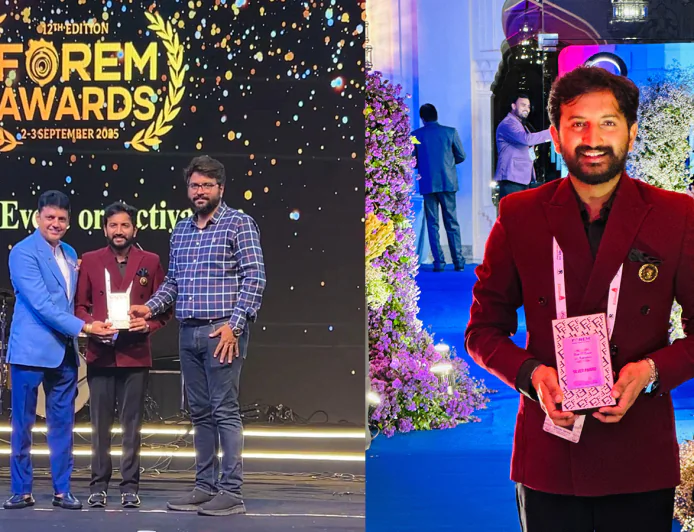 Mr. Verma Events को Eventsthan 2025 में सिल्वर अवॉर्ड